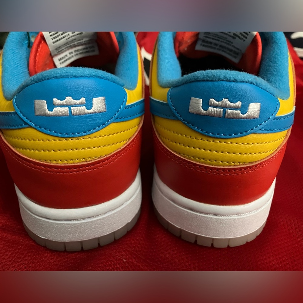LeBron James x Fruity Pebbles x Nike Dunk Low 🔥 Sneakers Shoes Air Jordan Clean - Picture 9 of 13
